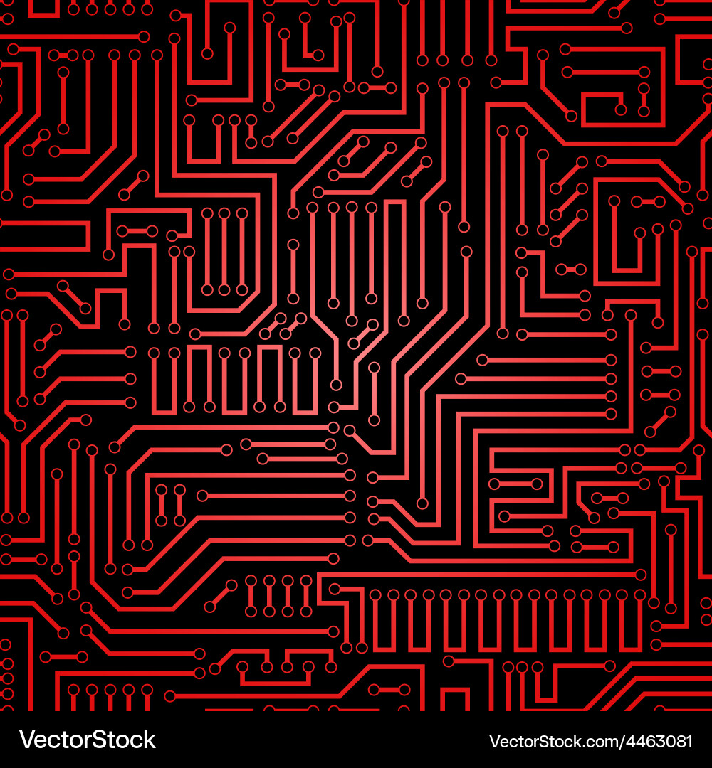 Electronic Circuit Pattern vector image