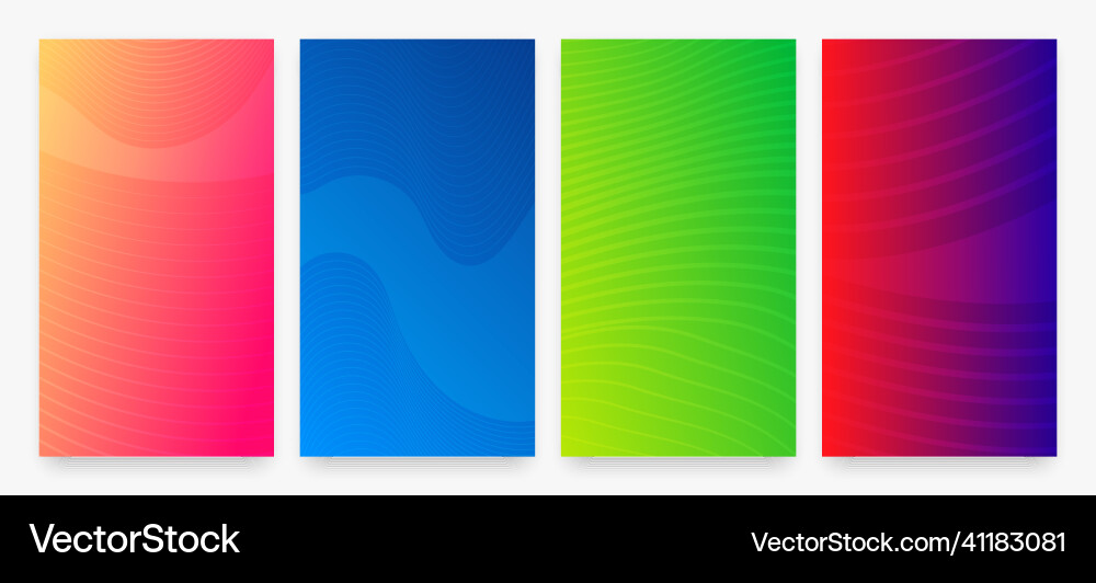 Modern colorful gradient background with lines Modern colorful gradient background with lines Vector Image
