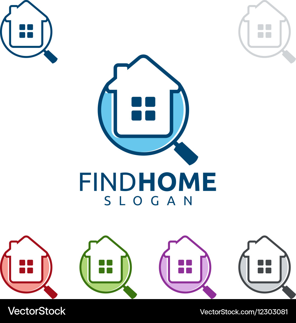 Real Estate Home Logo Vector Image