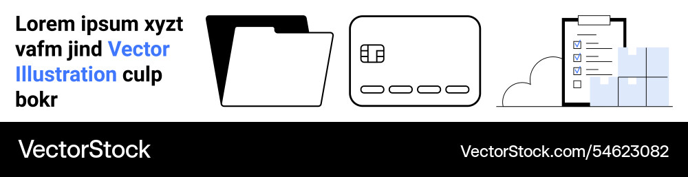 Document management system with folder calendar Document management system with folder calendar vector image
