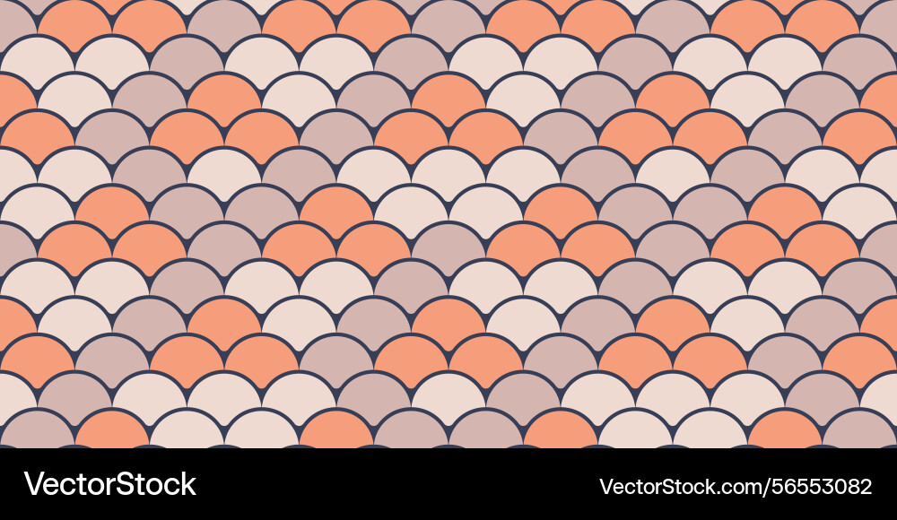 Elegant seamless pattern featuring overlapping Elegant seamless pattern featuring overlapping vector image