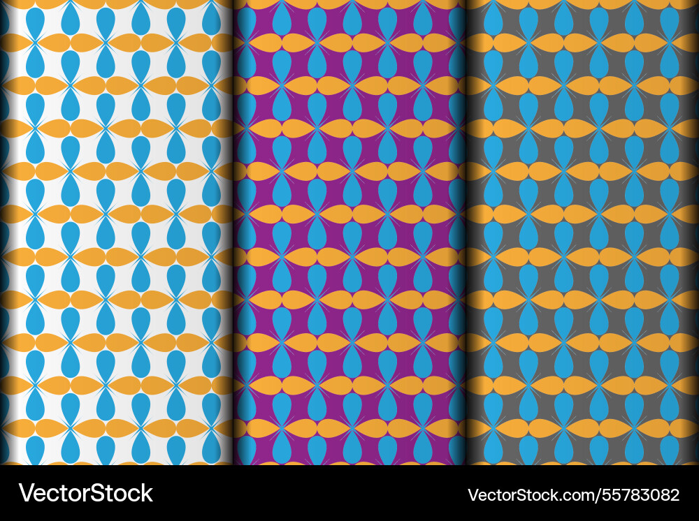 Leaf style pattern design vector image