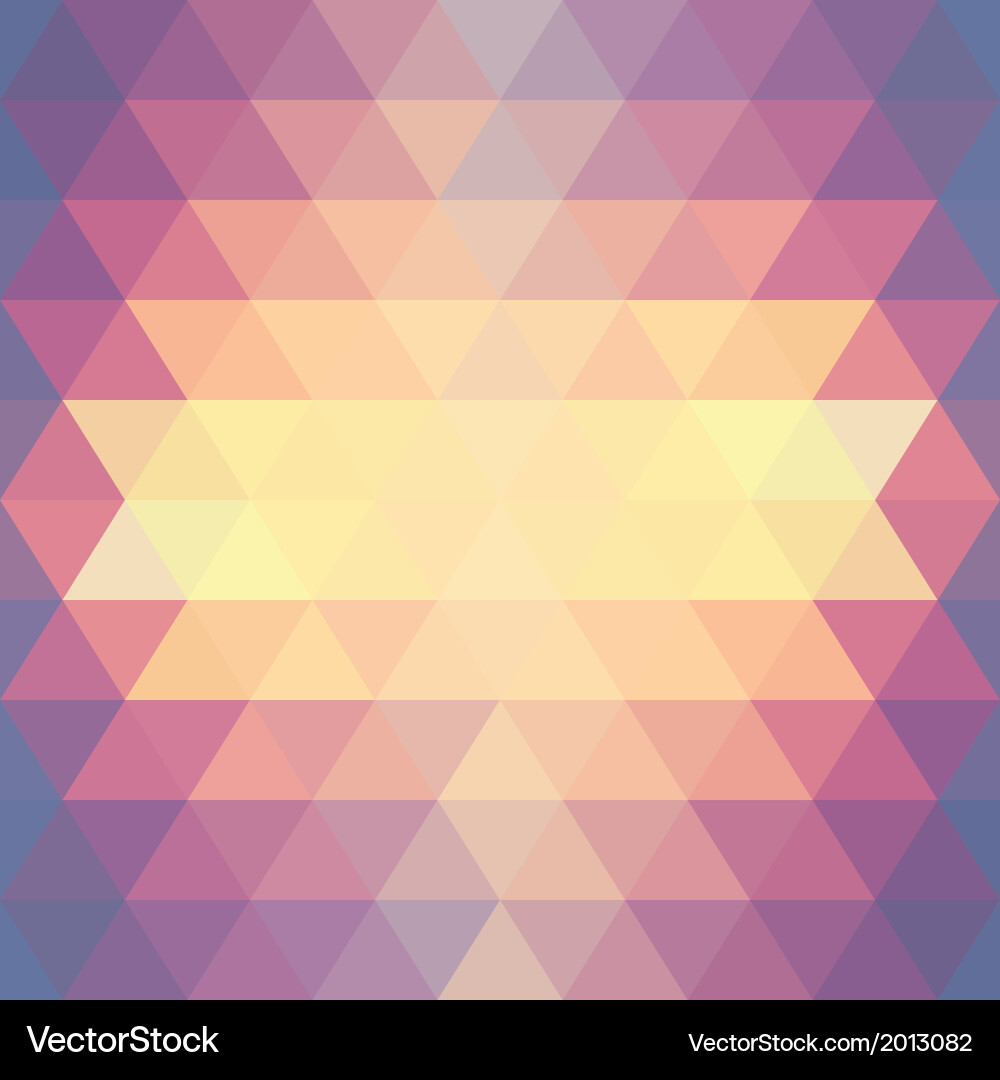 Pattern geometric background with triangles vector image