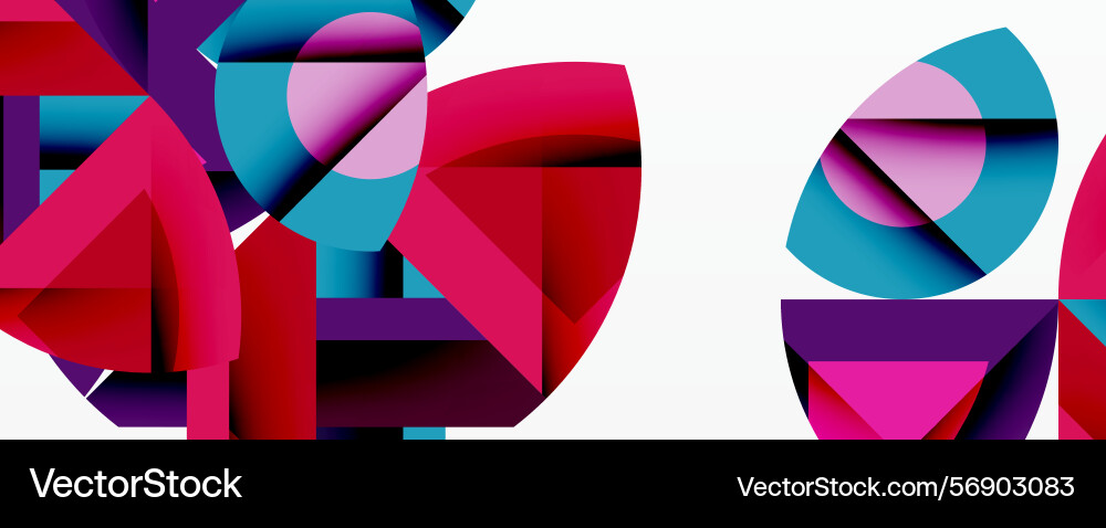 Abstract geometric shapes overlap creating Abstract geometric shapes overlap creating vector image