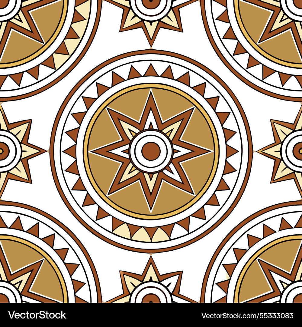 Ethiopian geez patterns seamless tile pattern Vector Image