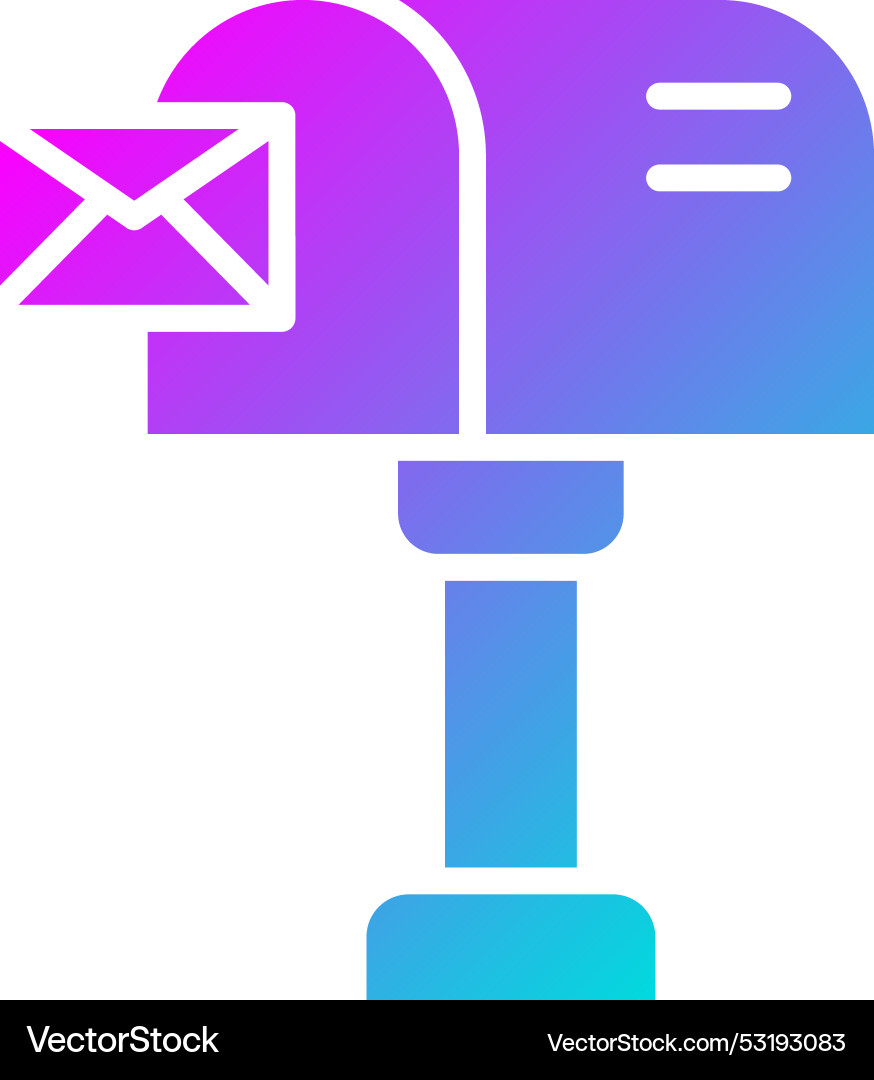 Mailbox icon design Vector Image