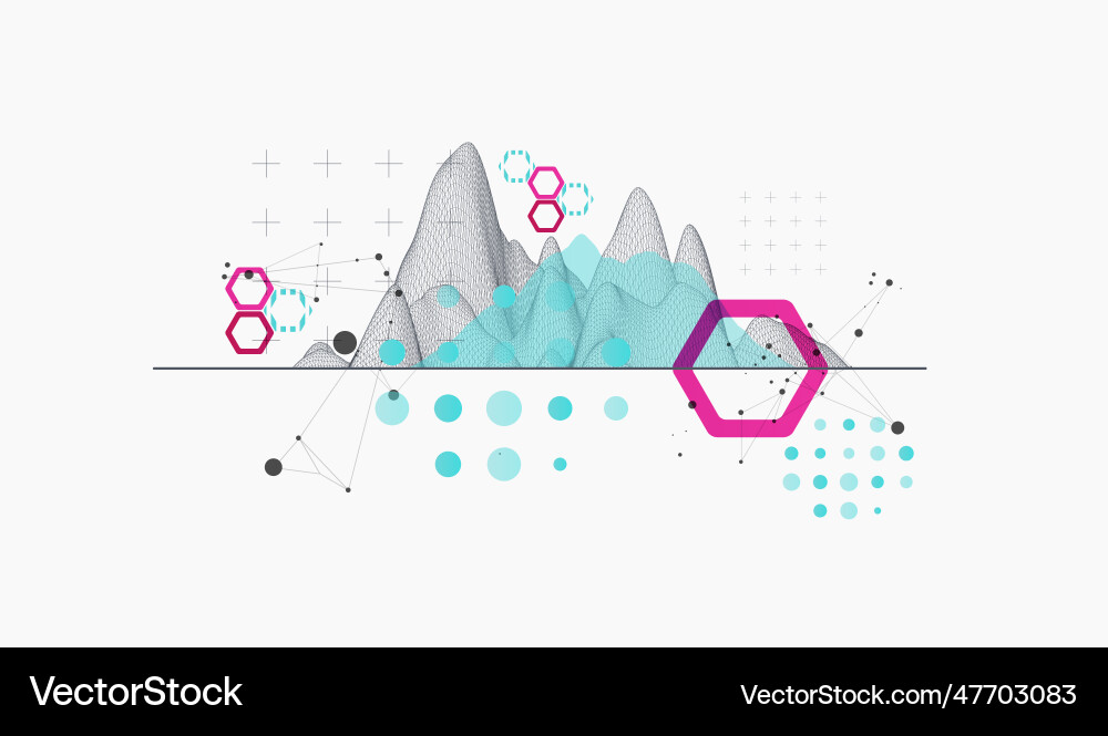 Modern science technology abstract background Modern science technology abstract background vector image