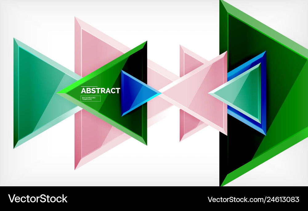 Triangular low poly background design Triangular low poly background design vector image