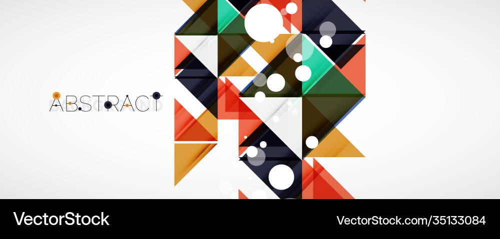 Geometric abstract background techno color Geometric abstract background techno color Vector Image
