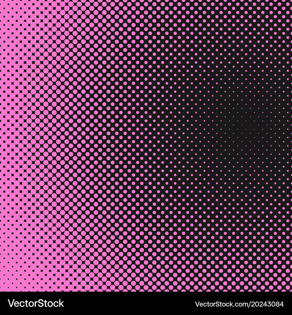 Halftone dot background pattern template vector image