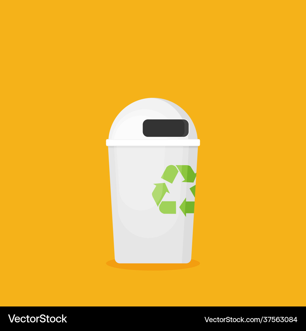 Waste sorting garbage bin Waste sorting garbage bin vector image