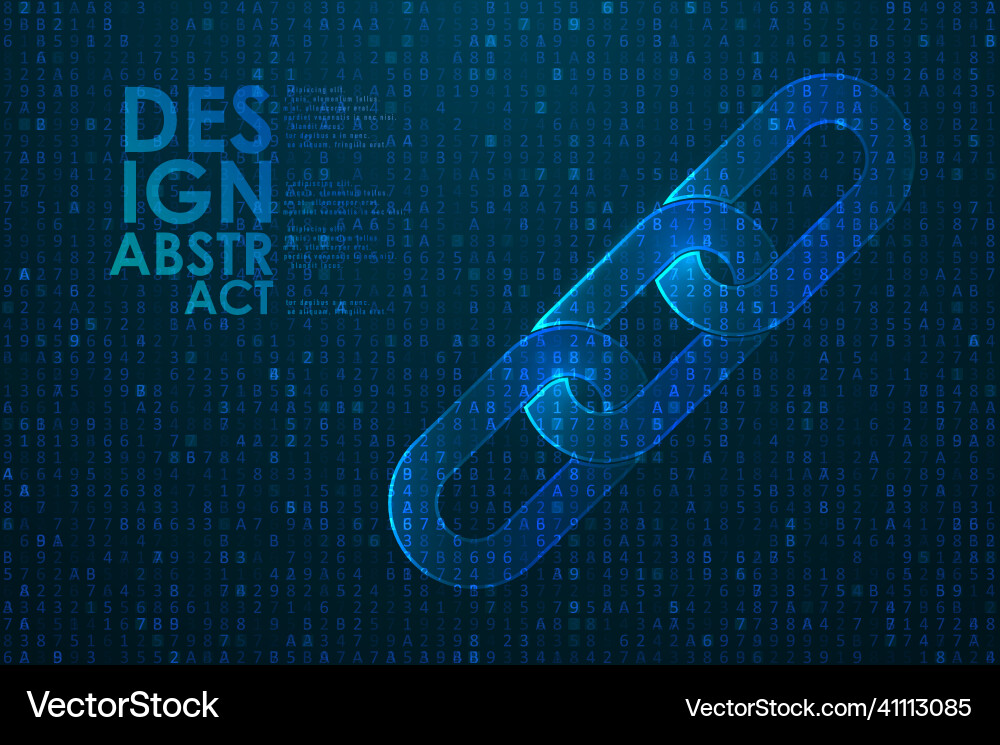 Abstract digital code visualization Abstract digital code visualization vector image