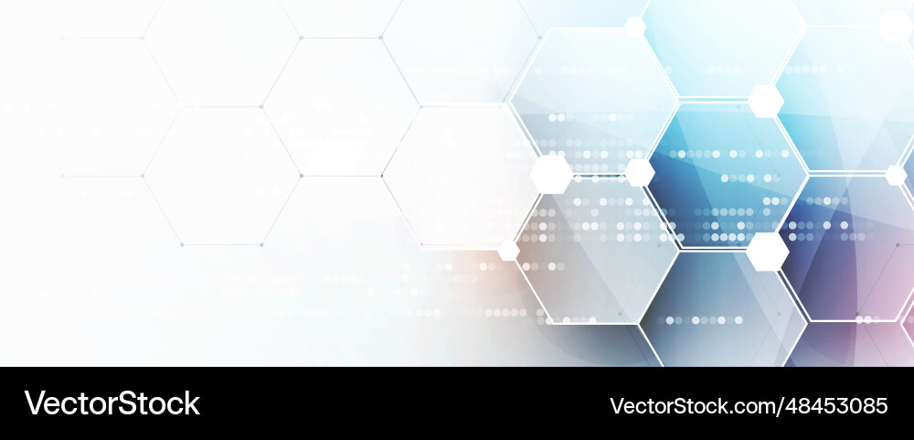 Abstract hexagon background technology poligonal Abstract hexagon background technology poligonal vector image