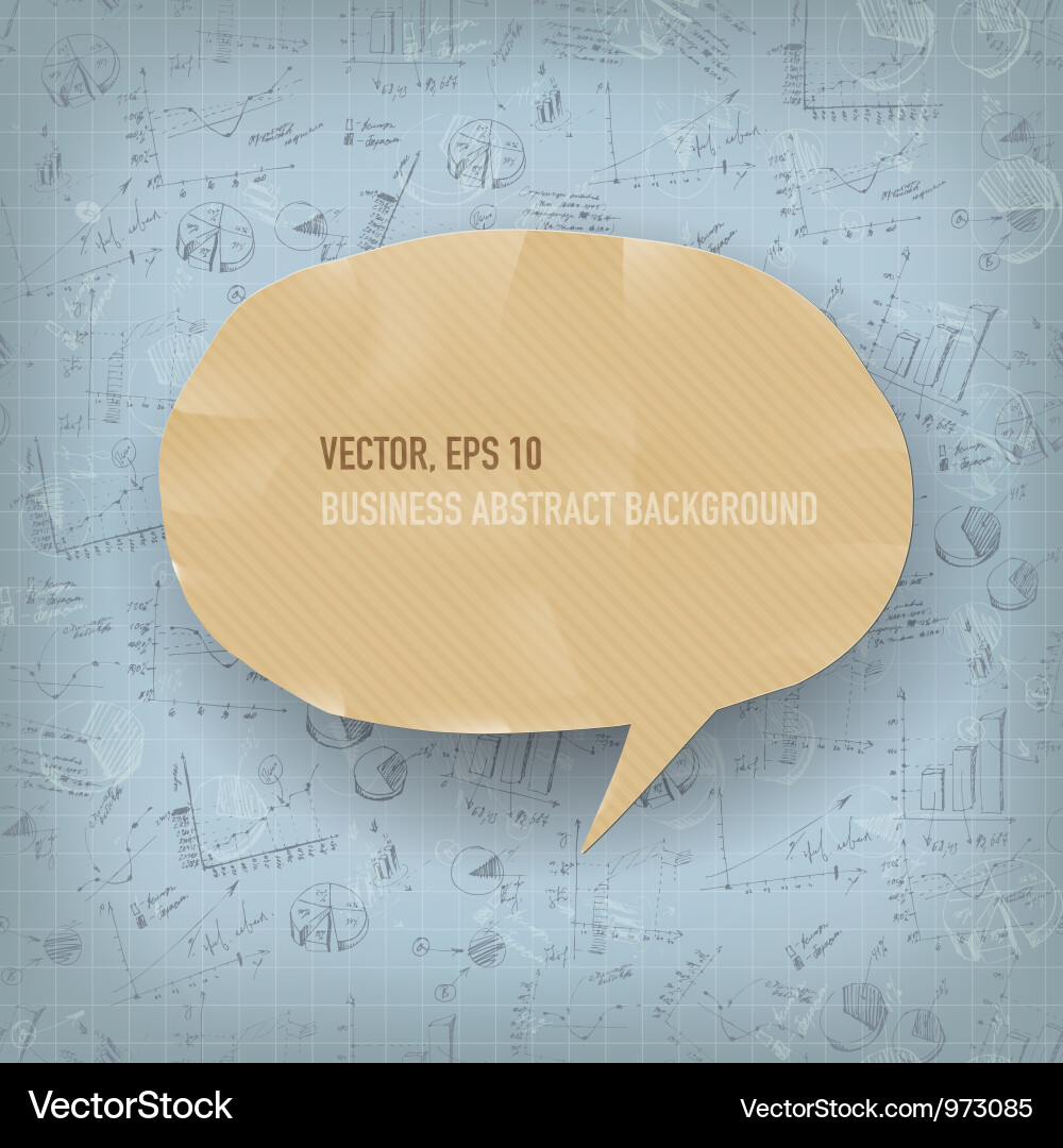 Business Charts & Graphs Background Vector Image