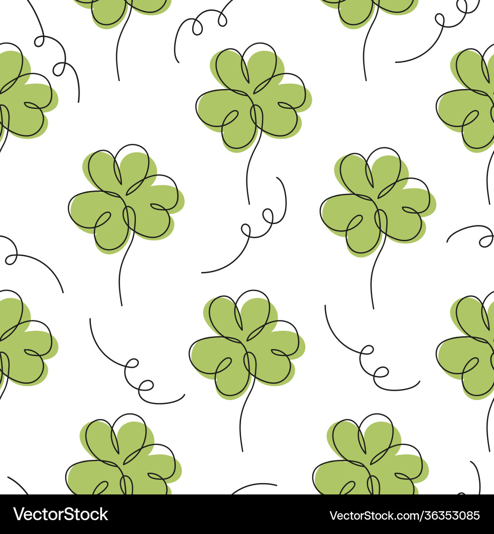 Elegant continuous line seamless pattern Elegant continuous line seamless pattern vector image