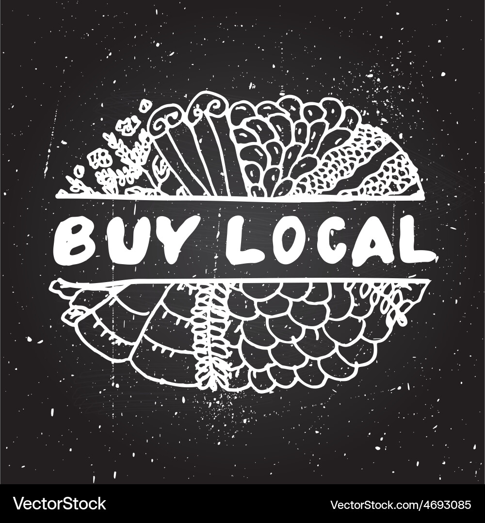 Entangle element on chalkboard background Vector Image