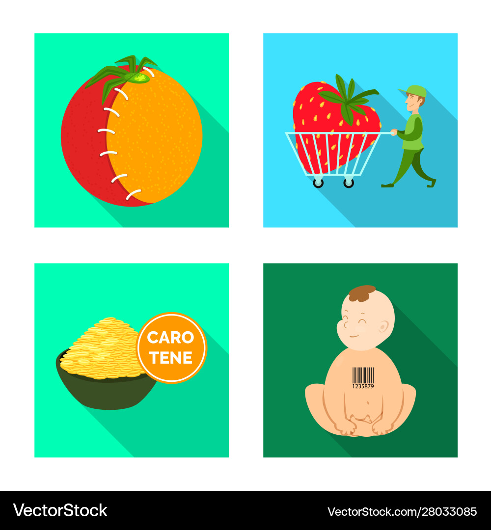 Isolated object test and synthetic icon Vector Image