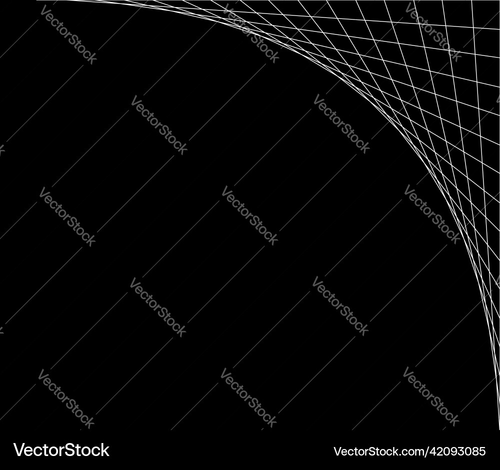Netting intersecting lines grid mesh corners Netting intersecting lines grid mesh corners vector image