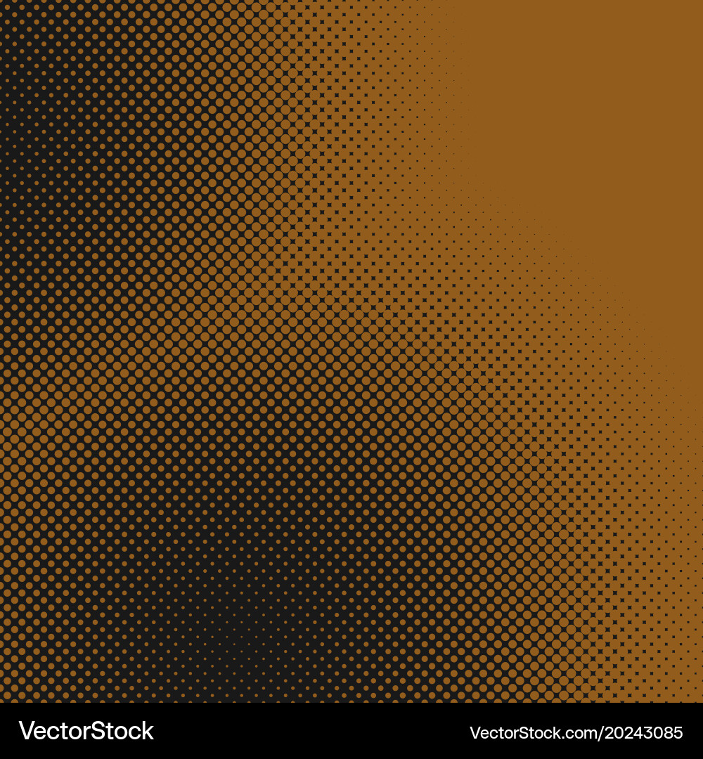 Retro abstract halftone dot pattern background vector image