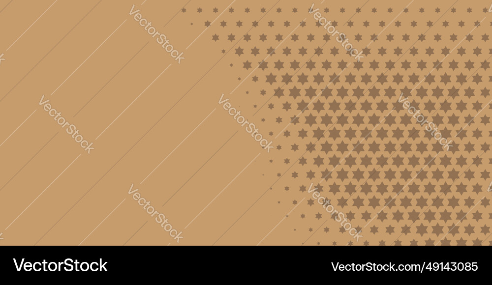 Stars shape two color abstract background Vector Image