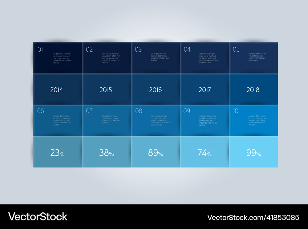 Table Layout Schedule Template vector image