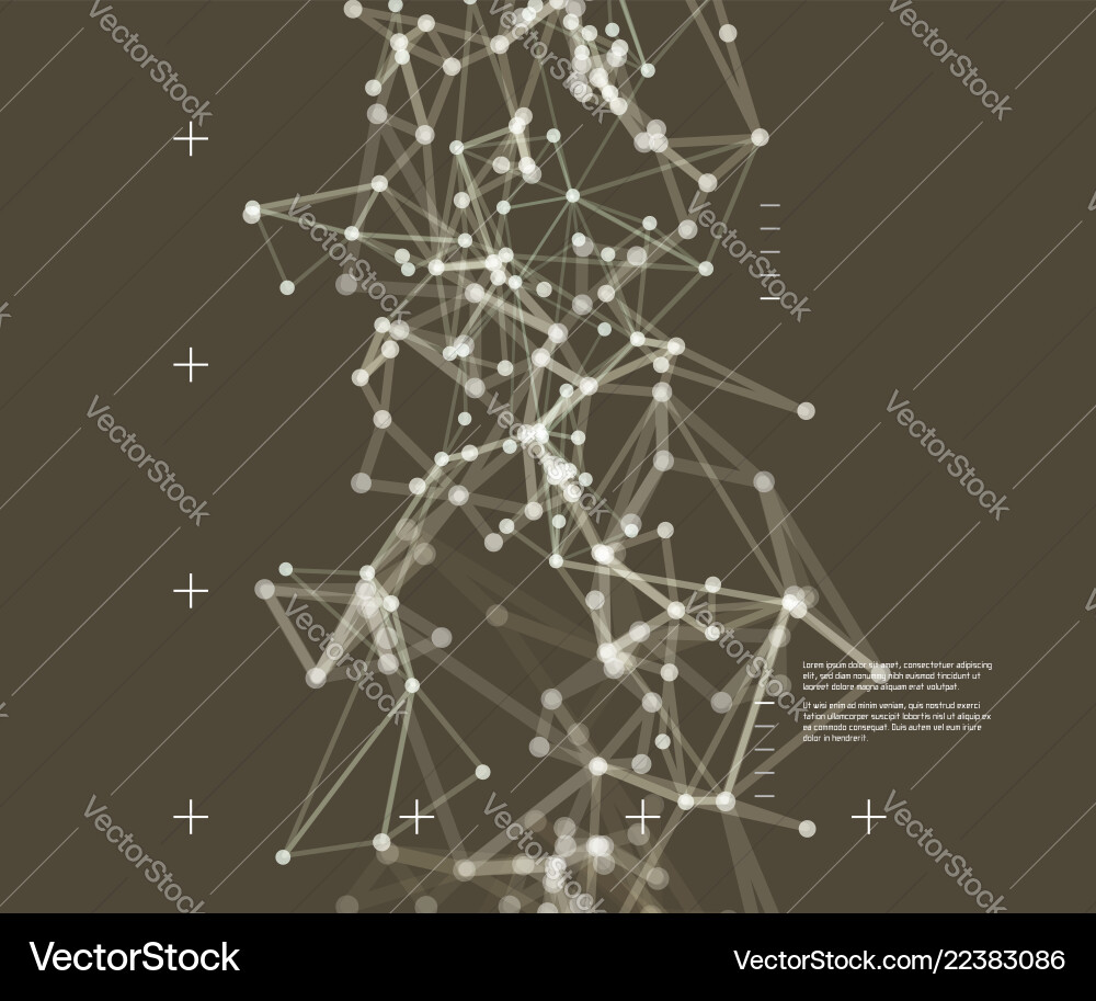 Lattice structure science or technology Lattice structure science or technology vector image