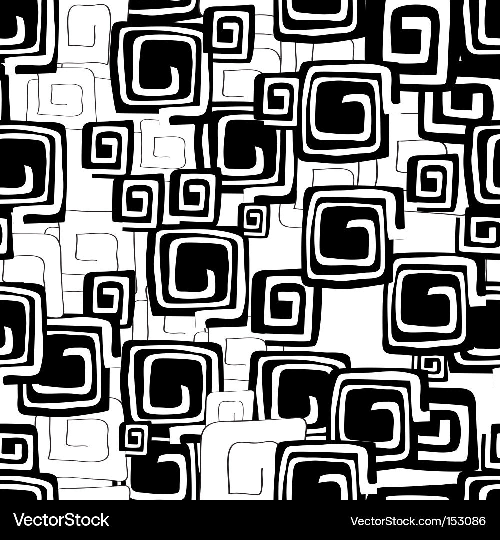 Retro Square Pattern vector image