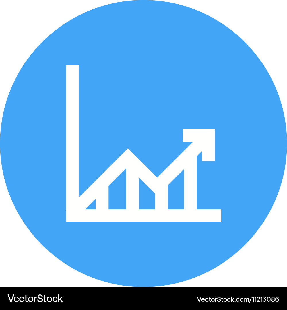 Trend in graph Vector Image