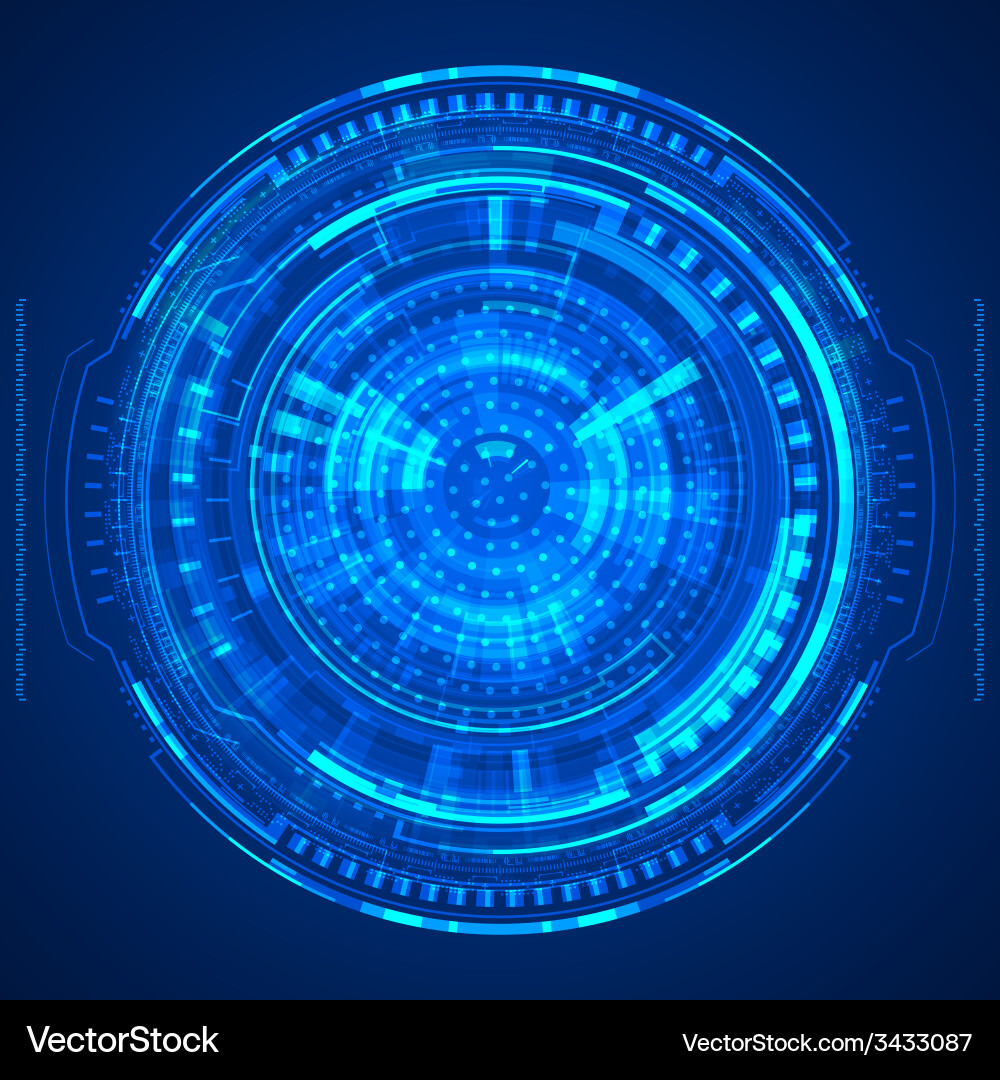 Abstract Tech Background vector image