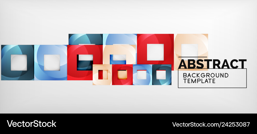 Background with color squares composition modern Background with color squares composition modern Vector Image