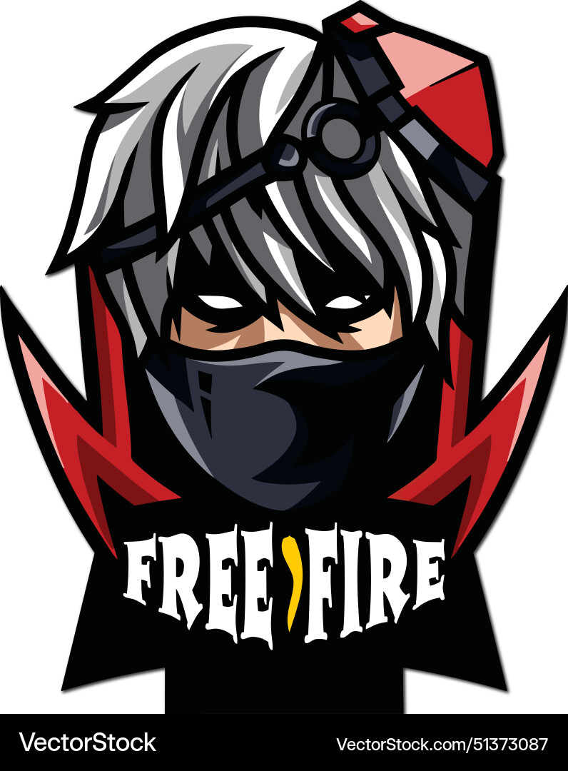 Free Fire Logo Concept Royalty Free Vector Image