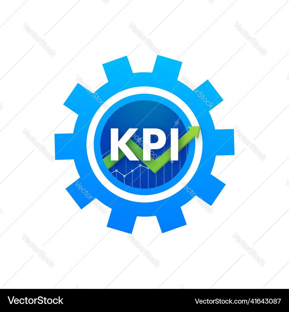 Kpi key performance indicator measurement Kpi key performance indicator measurement vector image