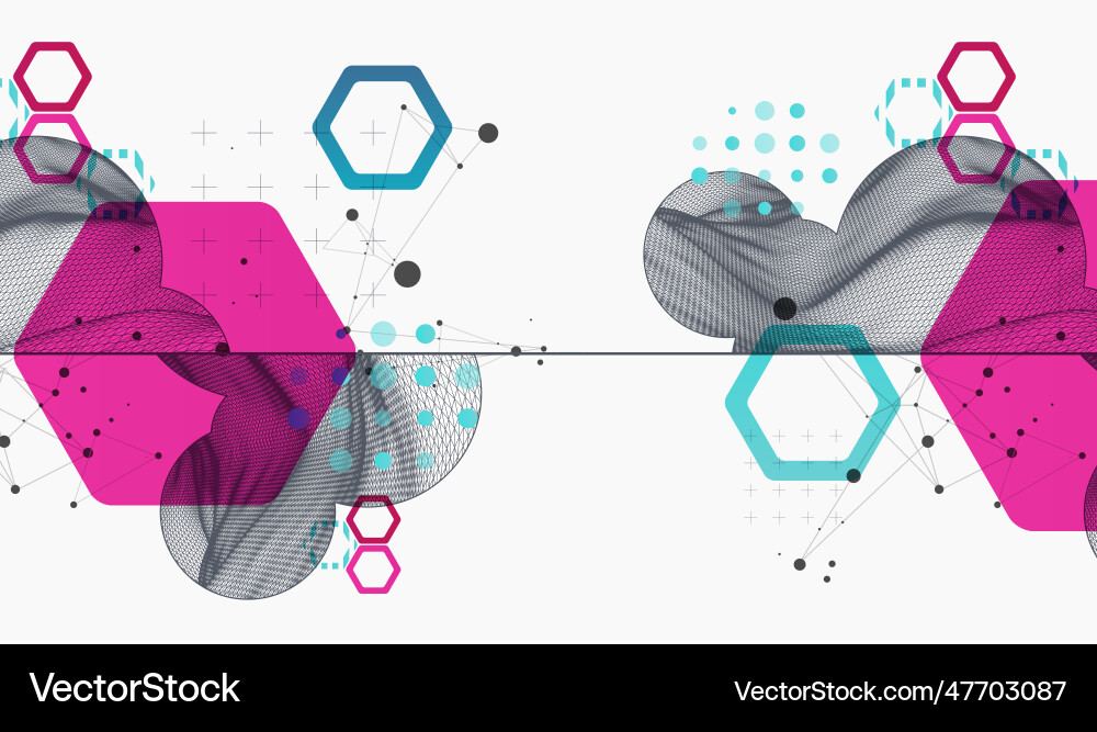 Modern science technology abstract background Modern science technology abstract background vector image