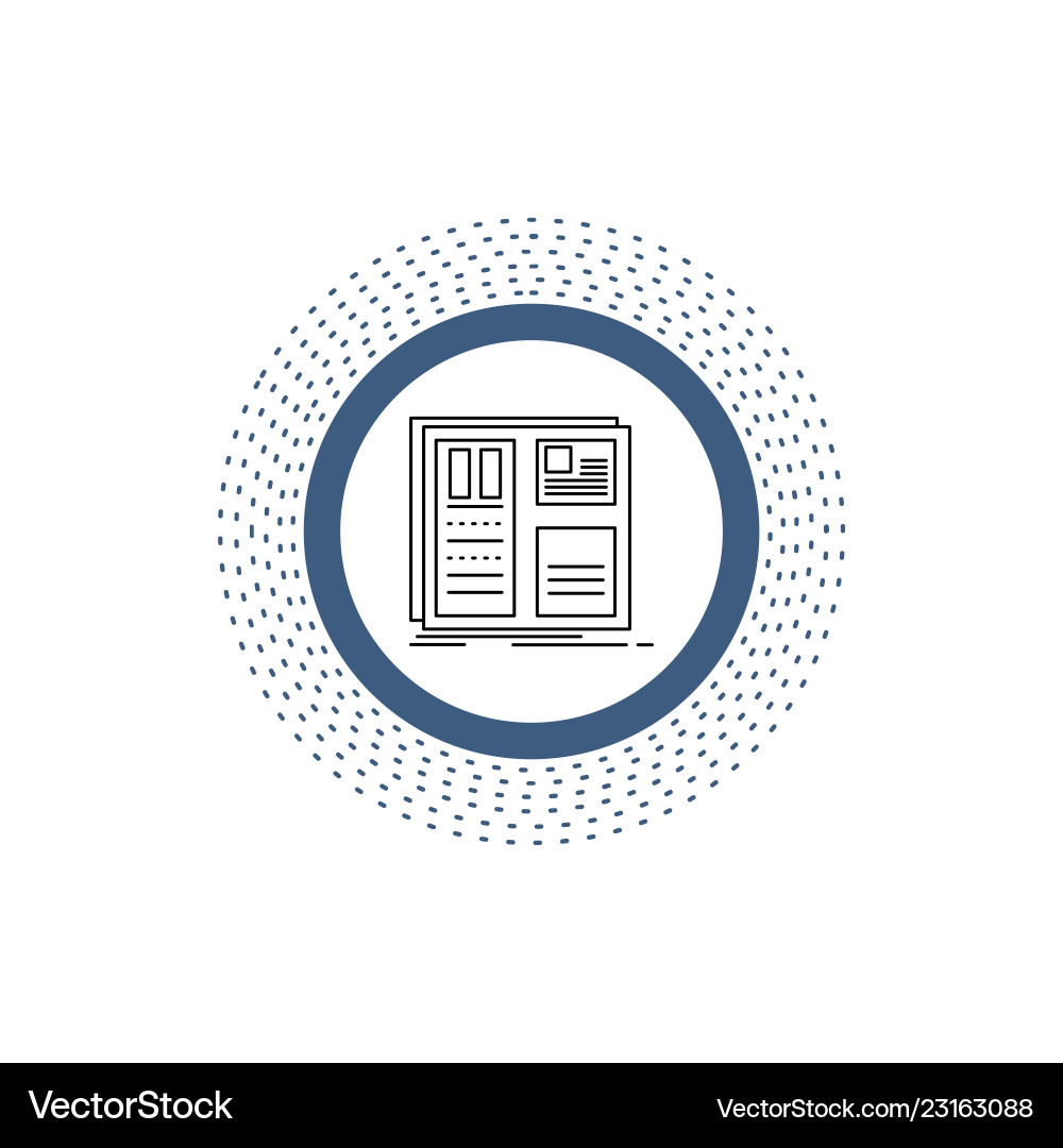 Design Grid Interface Layout ui line icon isoliert Design Grid Interface Layout ui line icon isoliert vektorbild