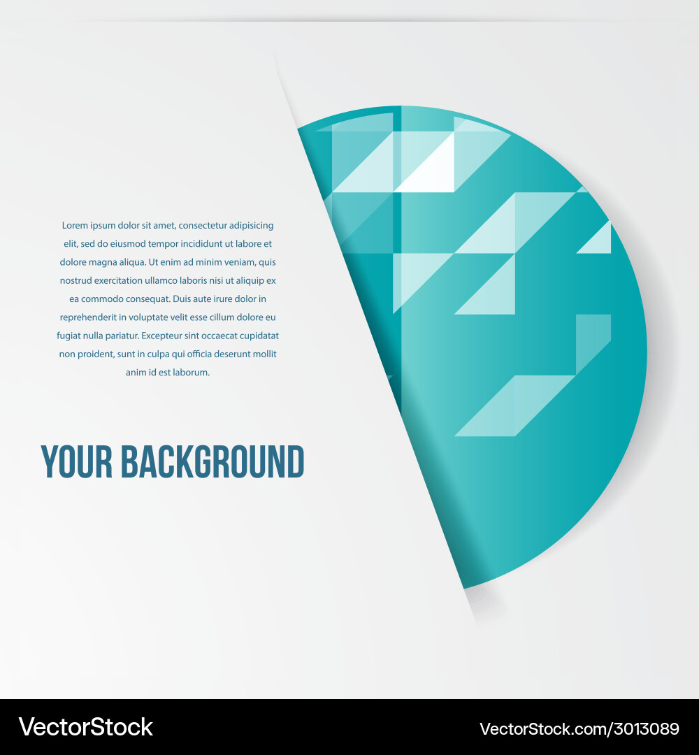 Abstract circles template object web vector image