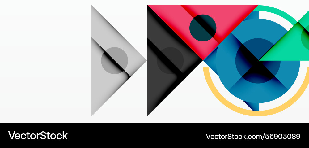 Abstract geometric shapes overlap creating Abstract geometric shapes overlap creating vector image