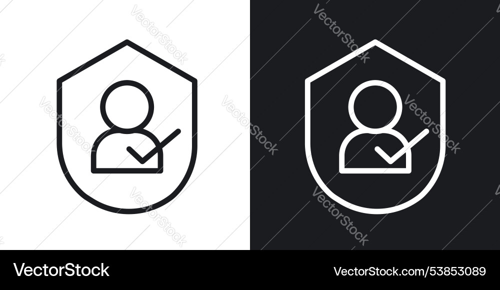 Authentication icon set Vector Image