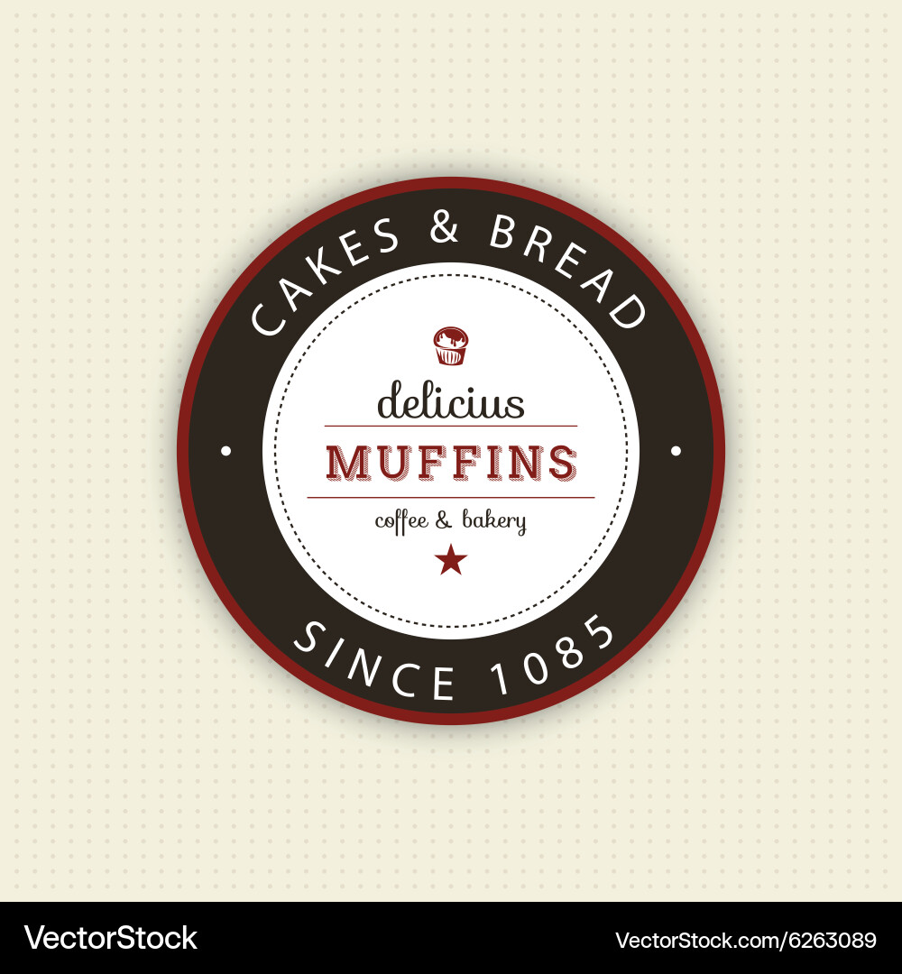 Bakery object Vector Image