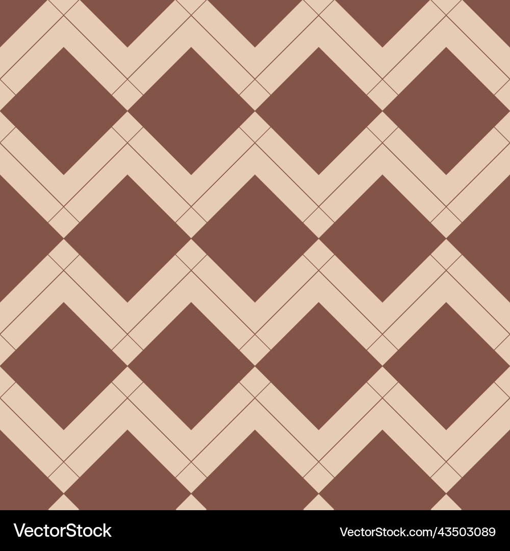 Beige brown angular seamless pattern Beige brown angular seamless pattern vector image