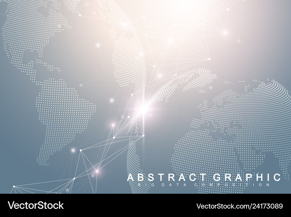 Big data visualization graphic abstract Big data visualization graphic abstract vector image