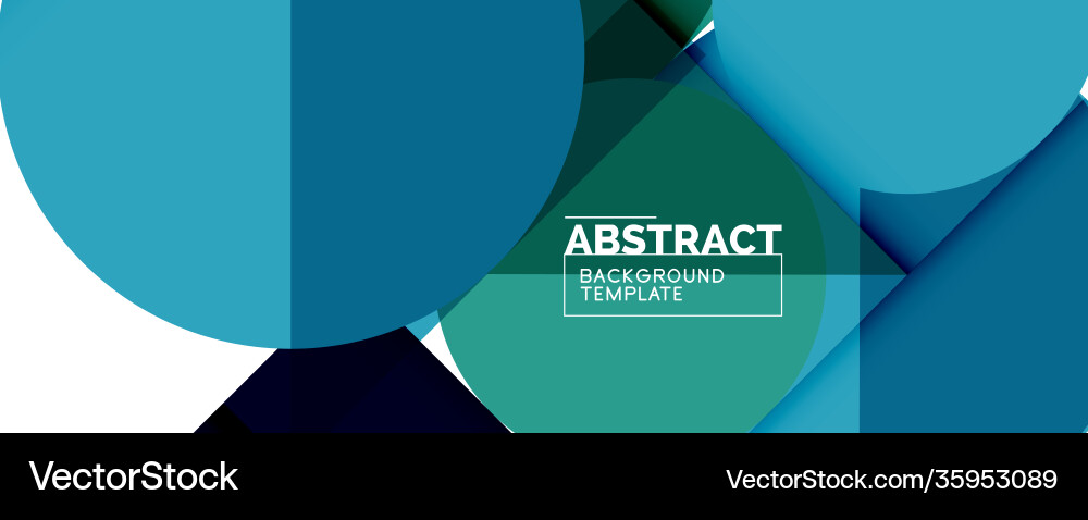 Clean minimal geometric abstract background vector image