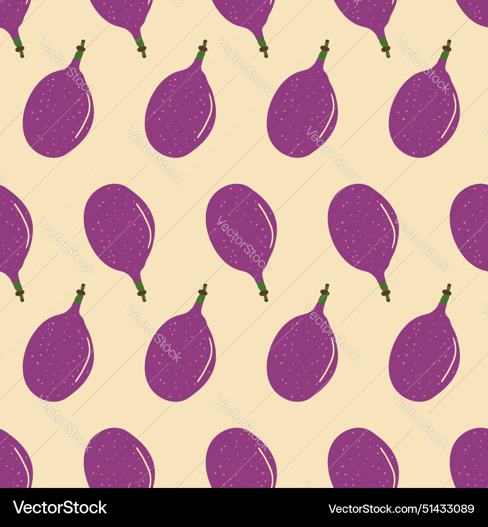 Exotic passion fruit seamless pattern endless Vector Image