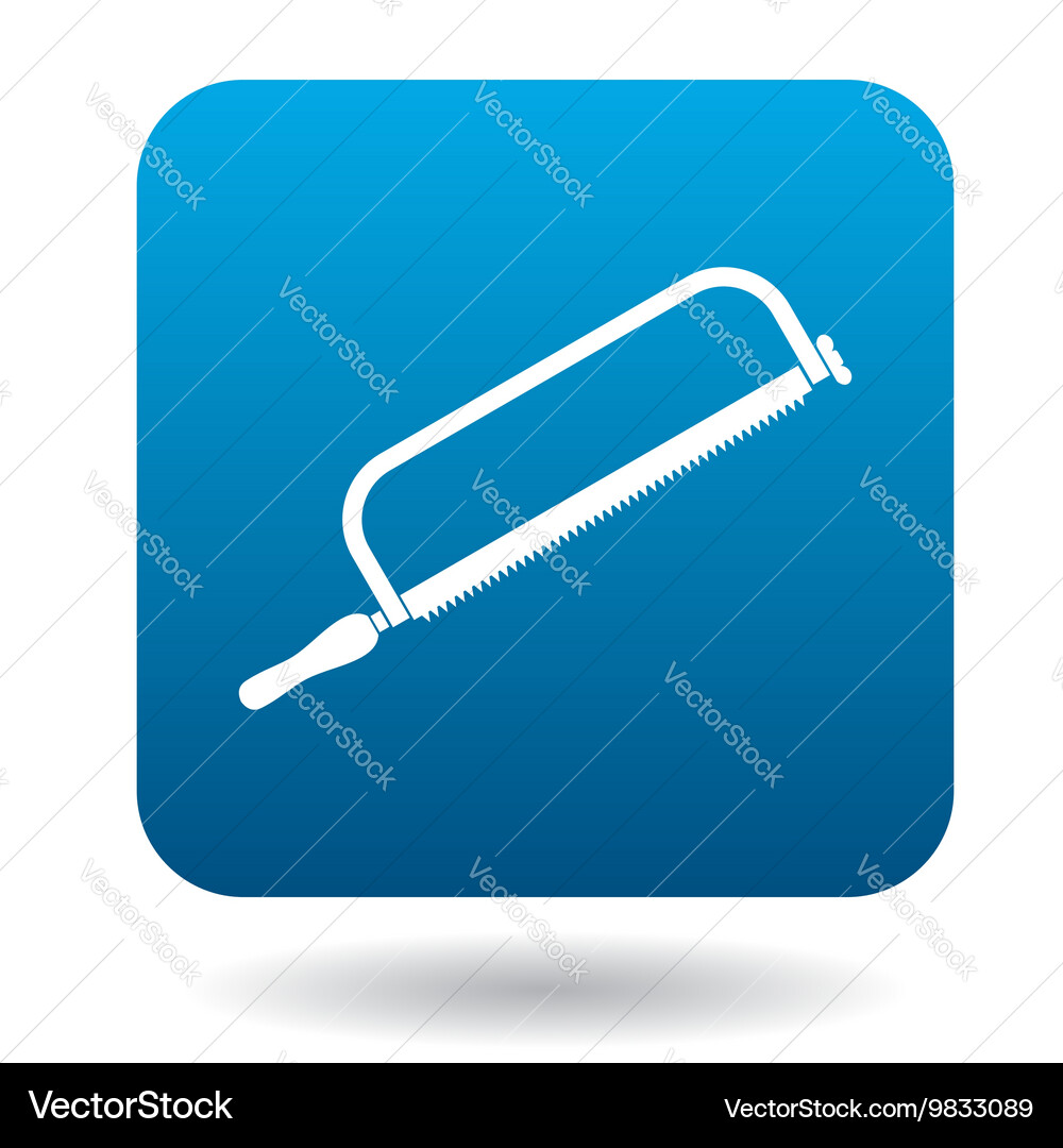 Hacksaw icon simple style Vector Image