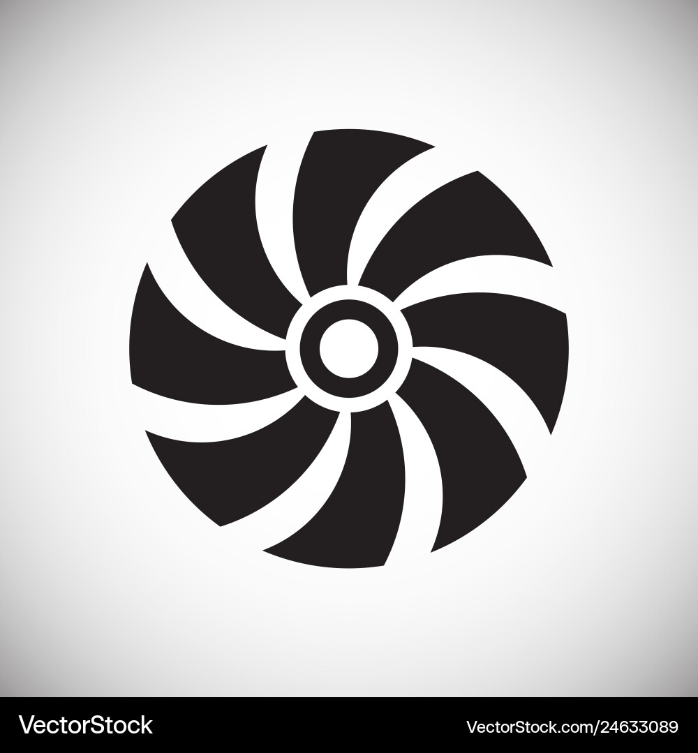 Propeller icon on background for graphic and web Propeller icon on background for graphic and web vector image