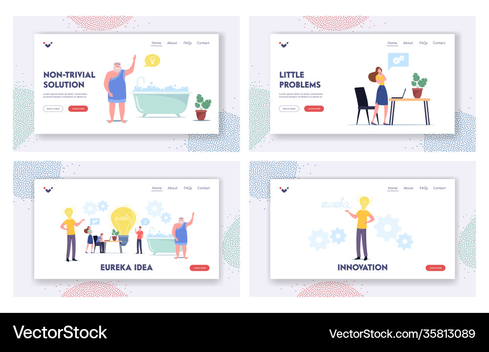 Tiny characters around huge light bulb searching Tiny characters around huge light bulb searching vector image