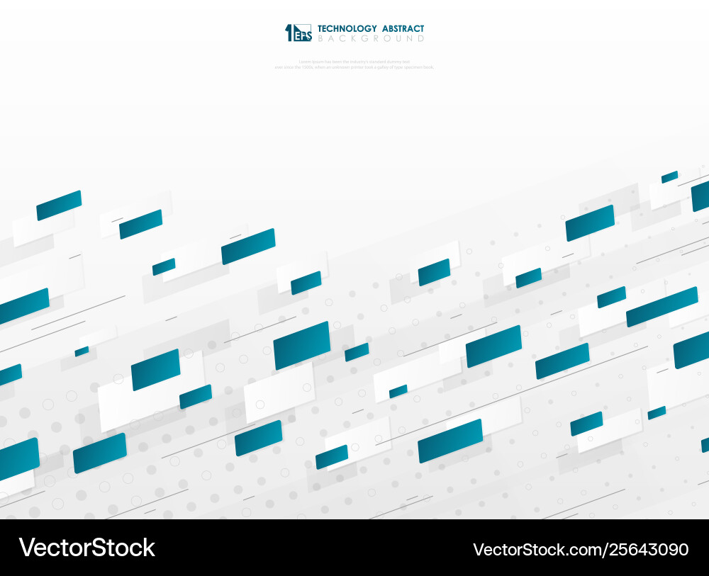 Abstract gradient blue square pattern geometric Abstract gradient blue square pattern geometric vector image
