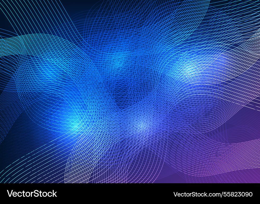 Abstract technology background overlapping curves Abstract technology background overlapping curves vector image