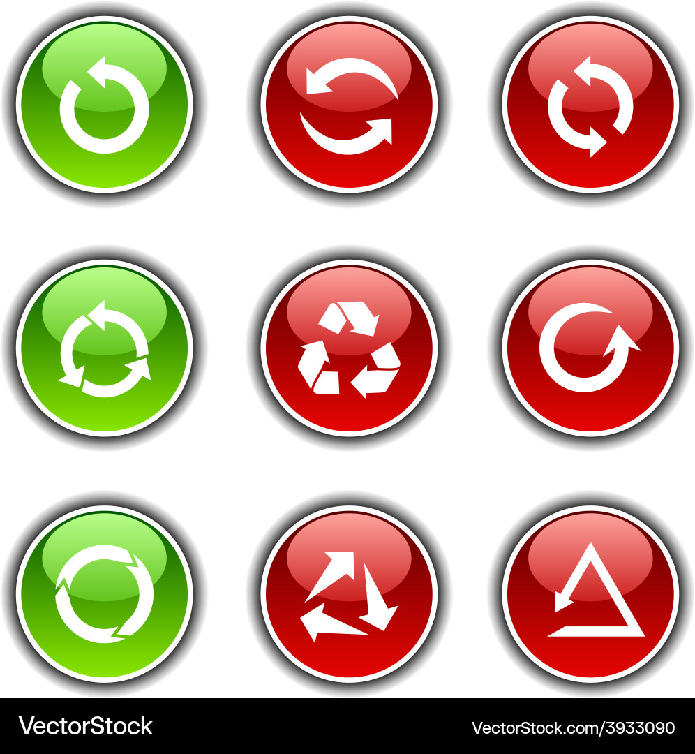 Arrows buttons Vector Image