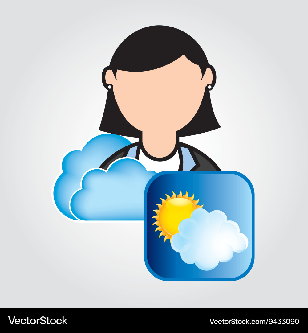 Cloud computing design Vector Image