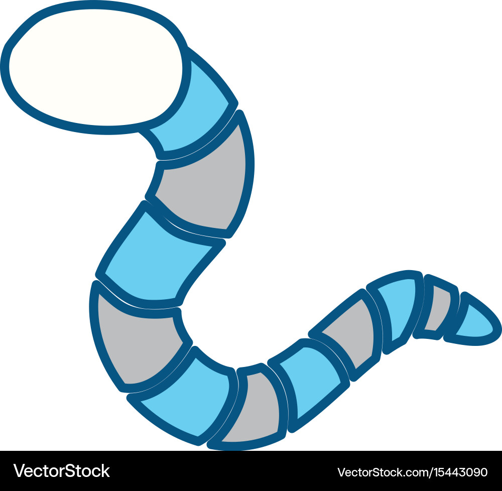 Isolated hacker virus worm vector image